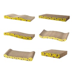 cardboard cat scratcher bed nest for sleeping playing claw grinding and lounging
