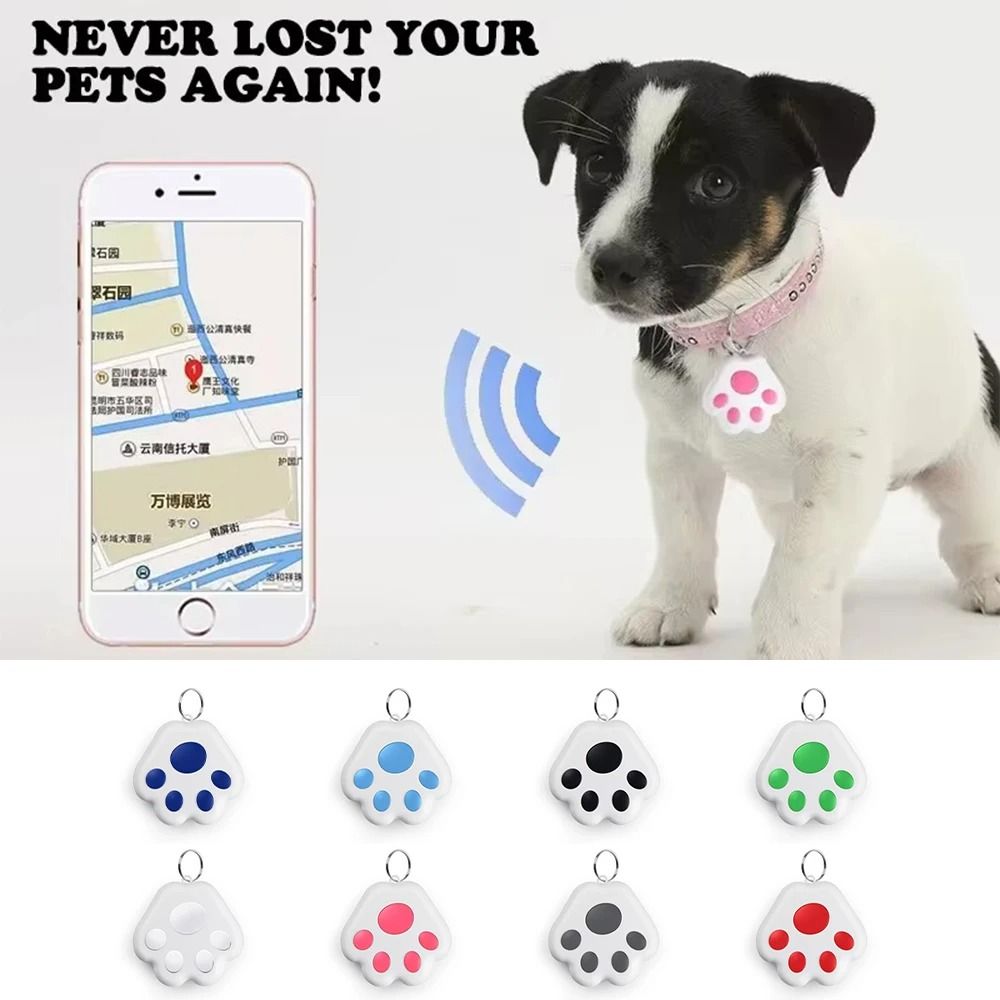 Mini Paw Pet Tracker Anti Lost Locator For Cats Dogs Keys And Bags 0