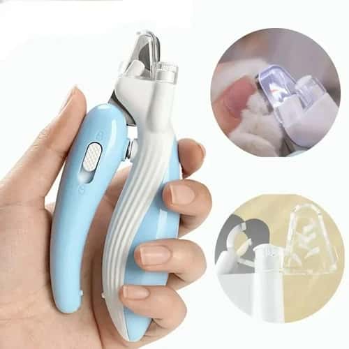 LED Pet Nail Clippers for Dogs Cats Rabbits Safe Portable Claw Grooming Trimmer