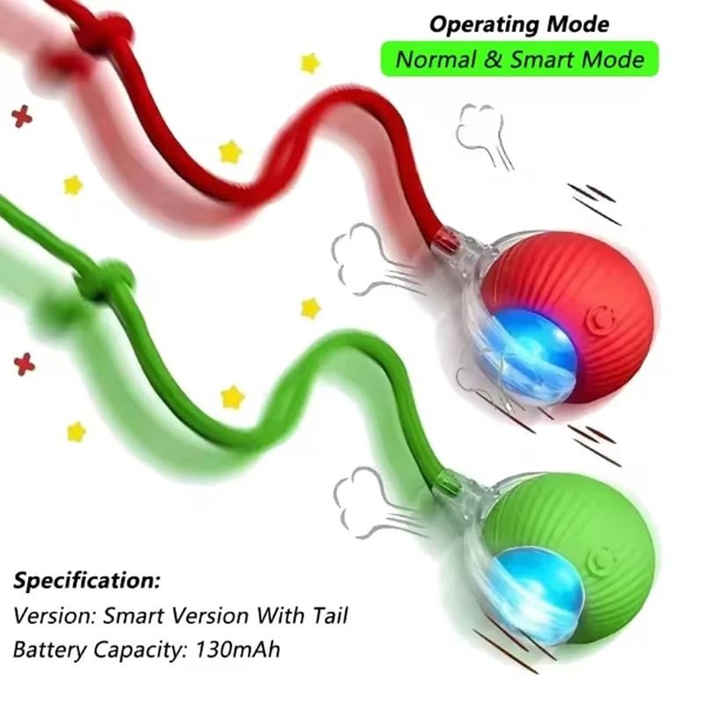Smart Electric Cat Rolling Ball Toy For Indoor Exercise And Boredom Relief 0