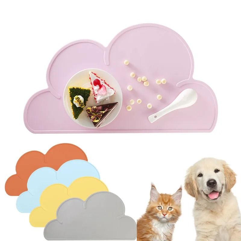 Waterproof Silicone Pet Feeding Mat For Dog And Cat Bowls And Cleaner Floors 0