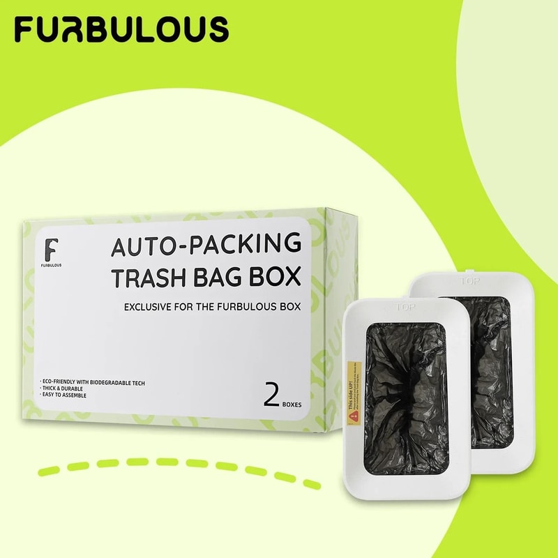 FURBULOUS Self Cleaning Litter Box Garbage Bags For Cleaner Waste Disposal 4