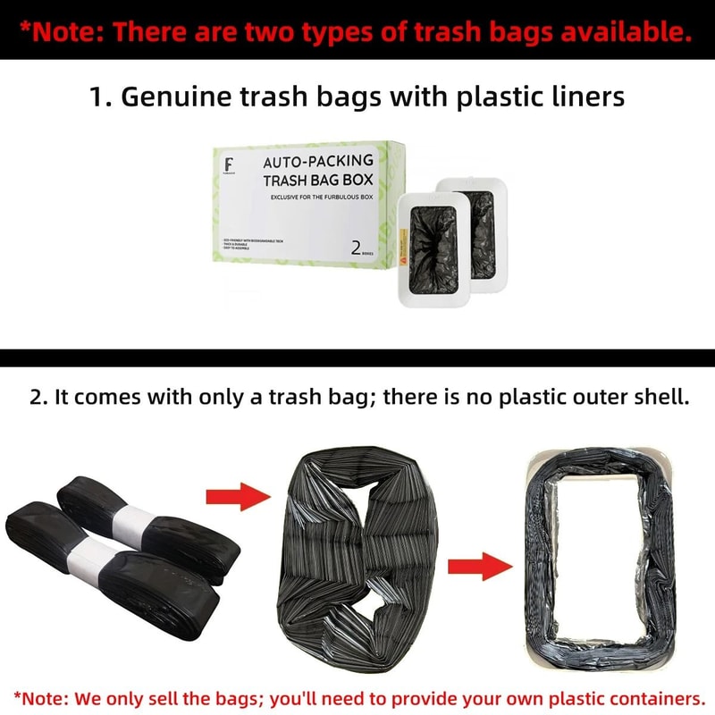 FURBULOUS Self Cleaning Litter Box Garbage Bags For Cleaner Waste Disposal 7