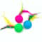 Five Piece Feather Cat Ball Toy Set For Indoor Chase And Solo Play 2