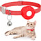 Reflective AirTag Cat Collar With Holder And Bell For Safer Pet Tracking 4