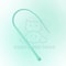 Silicone Mouse Tail Cat Teaser Stick With Bell For Interactive Indoor Kitten Play 1