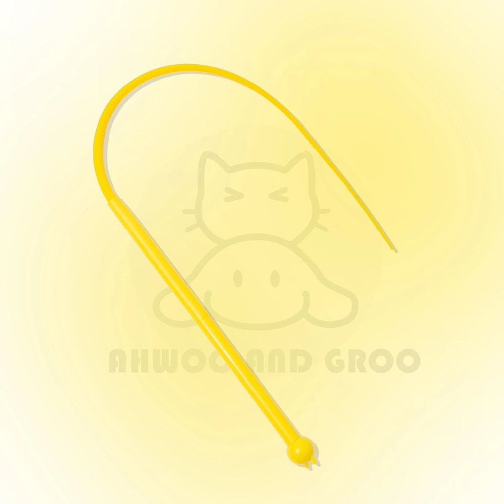 Silicone Mouse Tail Cat Teaser Stick With Bell For Interactive Indoor Kitten Play 3