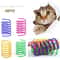 Colorful Plastic Cat Spring Toy For Jumping Chasing And Indoor Kitten Play 5