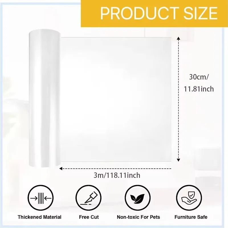 Transparent Cat Sofa Protector Pads For Self Adhesive Furniture Scratch Protection 9