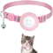 Reflective AirTag Cat Collar With Bell Safety Buckle For Kittens And Puppies 4