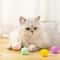 Soft Pom Pom Cat Toy Balls For Interactive Indoor Play 3