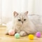 Soft Pom Pom Cat Toy Balls For Interactive Indoor Play 3