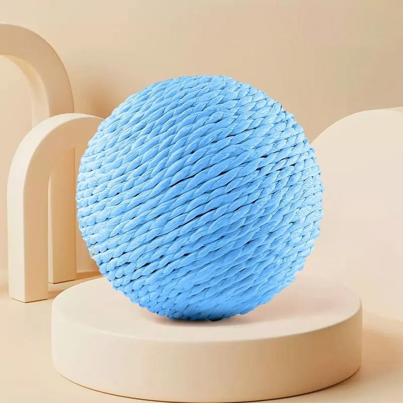 Sisal Cat Scratching Ball Toy With Sound For Kittens 4