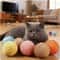 Sisal Cat Scratching Ball Toy With Sound For Kittens 0