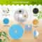Round Cat Water Fountain Filters Activated Carbon Replacement Pack 2