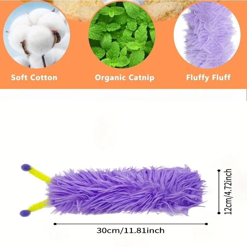 Soft Catnip Plush Pillow Toy For Chewing And Self Play 5