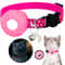 Glow Breakaway AirTag Pet Collar With Moon Charm 3