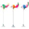 Suction Cup Spring Cat Toy With Mouse And Feather Teaser 4