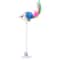 Suction Cup Spring Cat Toy With Mouse And Feather Teaser 3