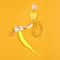 Elastic Hanging Feather Bell Cat Teaser Toy 3