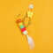 Elastic Hanging Feather Bell Cat Teaser Toy 2