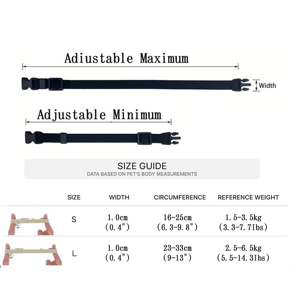 Lightweight Stretch Safety Cat Collar For Kittens Small Cats Puppies And Everyday Pet Comfort Wear 18