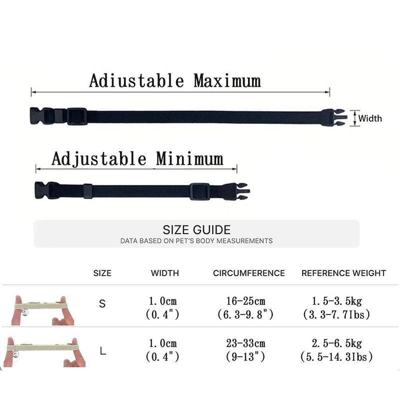 Lightweight Stretch Safety Cat Collar For Kittens Small Cats Puppies And Everyday Pet Comfort Wear 18