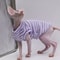 DUOMASUMI Summer Sphynx Cat Vest Stretch Cotton Cooling Top For Hairless Cats Daily Comfort Wear 0