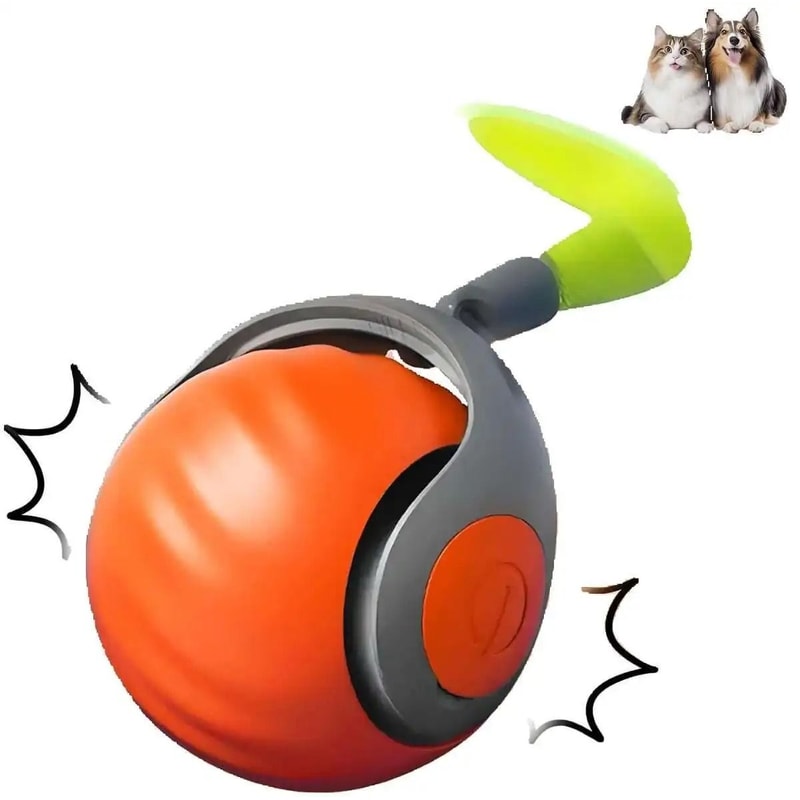 Speedy Tail 2 Smart Interactive Cat Toy Automatic Rolling Ball For Indoor Pet Exercise 1