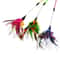 Colorful Spiral Feather Cat Wand Toy For Kittens Indoor Exercise Chasing And Interactive Play 7