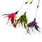 Colorful Spiral Feather Cat Wand Toy For Kittens Indoor Exercise Chasing And Interactive Play 7
