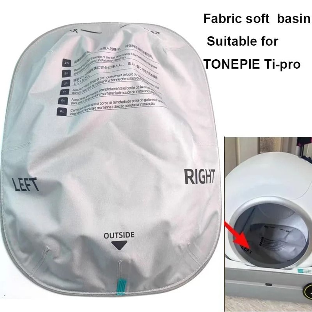 TONEPIE Ti Pro Waterproof Cat Litter Pad Soft Removable Liner For Smart Box Care 5
