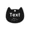 Custom Cat Face Pet ID Tag Stainless Steel Engraved Name Plate For Dogs Cats 3