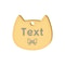 Custom Cat Face Pet ID Tag Stainless Steel Engraved Name Plate For Dogs Cats 15