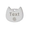 Custom Cat Face Pet ID Tag Stainless Steel Engraved Name Plate For Dogs Cats 23