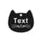 Custom Cat Face Pet ID Tag Stainless Steel Engraved Name Plate For Dogs Cats 4