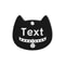 Custom Cat Face Pet ID Tag Stainless Steel Engraved Name Plate For Dogs Cats 5