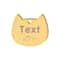 Custom Cat Face Pet ID Tag Stainless Steel Engraved Name Plate For Dogs Cats 16