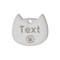 Custom Cat Face Pet ID Tag Stainless Steel Engraved Name Plate For Dogs Cats 28