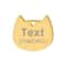 Custom Cat Face Pet ID Tag Stainless Steel Engraved Name Plate For Dogs Cats 18
