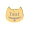 Custom Cat Face Pet ID Tag Stainless Steel Engraved Name Plate For Dogs Cats 19