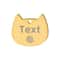 Custom Cat Face Pet ID Tag Stainless Steel Engraved Name Plate For Dogs Cats 20