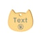 Custom Cat Face Pet ID Tag Stainless Steel Engraved Name Plate For Dogs Cats 21
