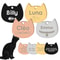 Custom Cat Face Pet ID Tag Stainless Steel Engraved Name Plate For Dogs Cats 29