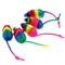Colorful Plush Mouse Cat Toy Set With Squeaker Sound For Kittens Bite And Play 5