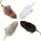 Fluffy Mechanical Mouse Cat Toy Set No Battery Needed For Indoor Hunting Chase Play 3