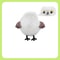 USB Rechargeable Chirping Bird Cat Toy Touch Activated Flapping Wings For Indoor Exercise Play 1