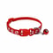 Colorful Adjustable Pet Collar With Bell Cartoon Paw Print For Kittens Puppies Cats Dogs 11