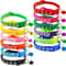 Colorful Adjustable Pet Collar With Bell Cartoon Paw Print For Kittens Puppies Cats Dogs 14