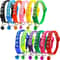 Colorful Adjustable Pet Collar With Bell Cartoon Paw Print For Kittens Puppies Cats Dogs 16